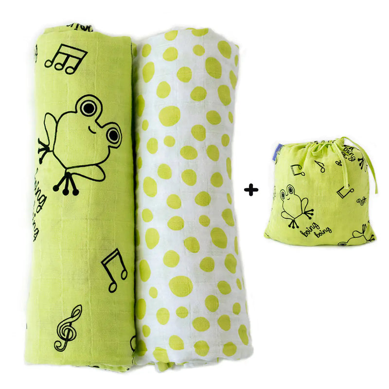 Milk&Moo Cacha Baby Swaddle Blanket - Perfect Soft Cotton for Newborns