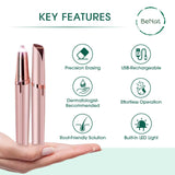 Rechargeable Eyebrow Hair Remover - Precise and Easy to Use