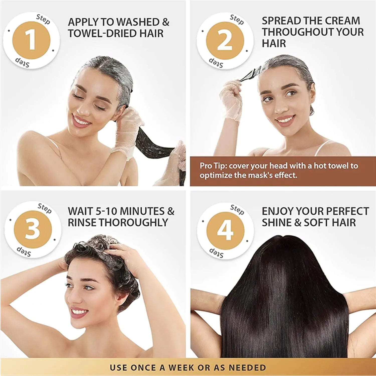 Karseell Collagen Hair Treatment - 16.9oz Repair for Dry Hair