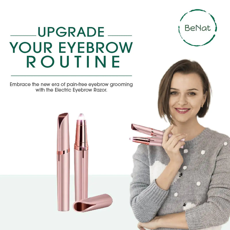 Rechargeable Eyebrow Hair Remover - Precise and Easy to Use